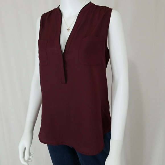 Metaphor Tops - Burgundy Top